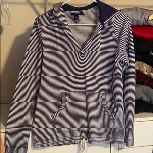 Striped Tommy Hilfiger hooded long sleeve